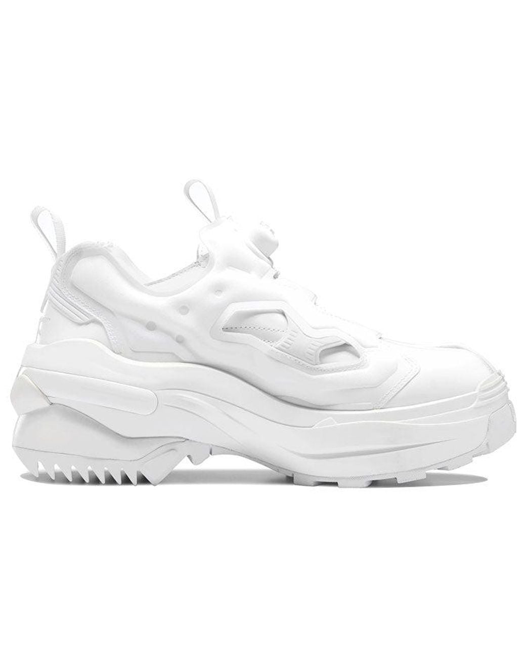 Reebok White Maison Margiela X Tabi Instapump Fury Oxford Porcelain' for men