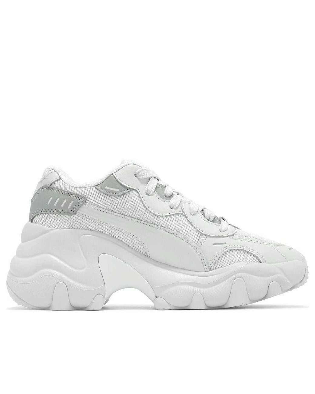 PUMA White (Wmns) Pulsar Wedge Mesh 'Feather'