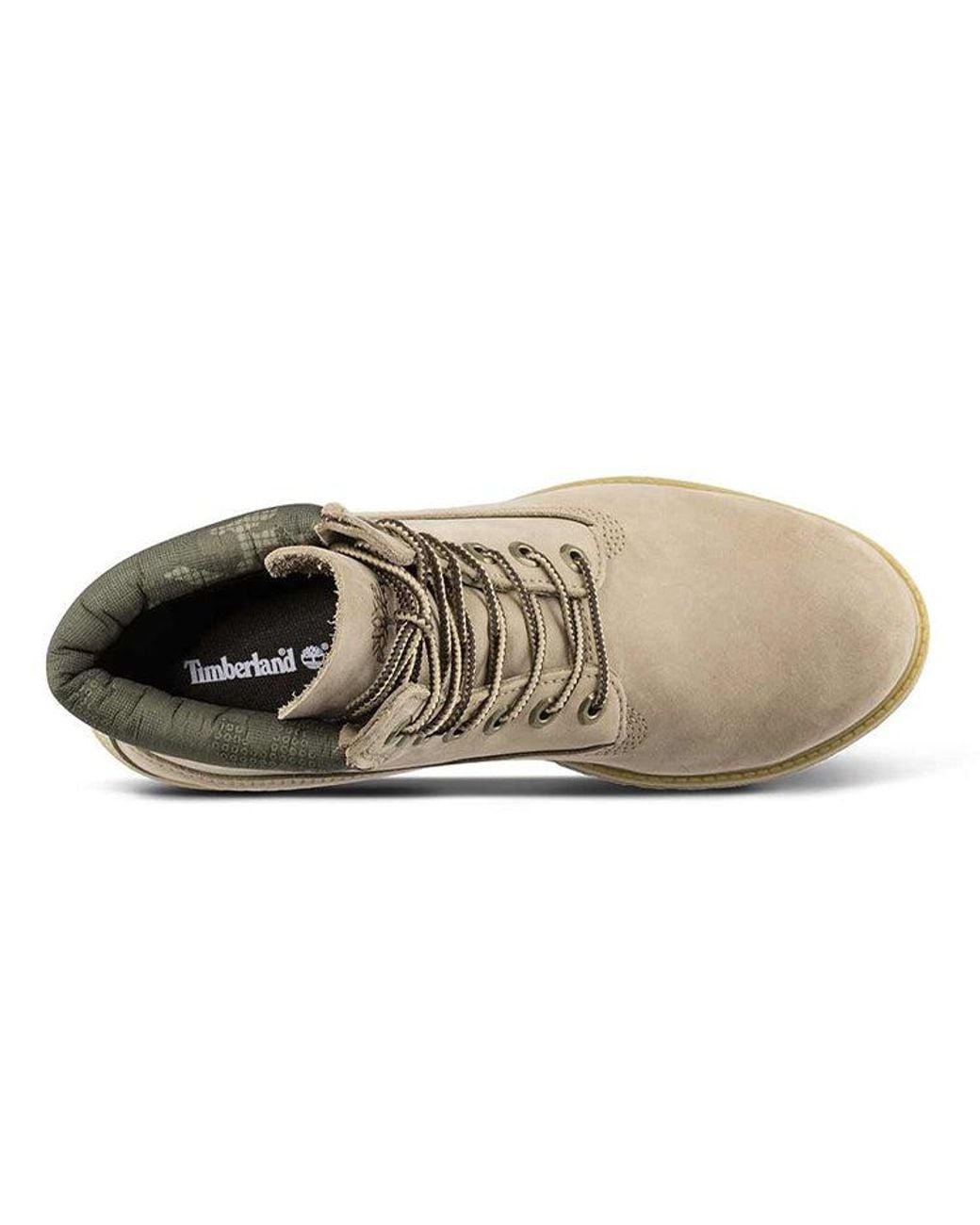 Timberland Brown 6 Inch Premium Waterproof 'Off Nubuck' for men