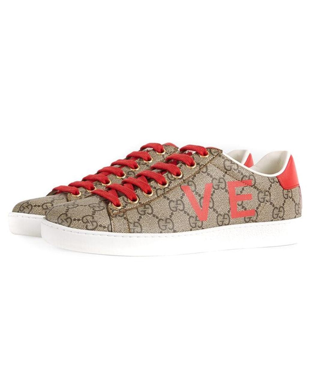 Gucci Red (Wmns) Ace 'Valentines Day'