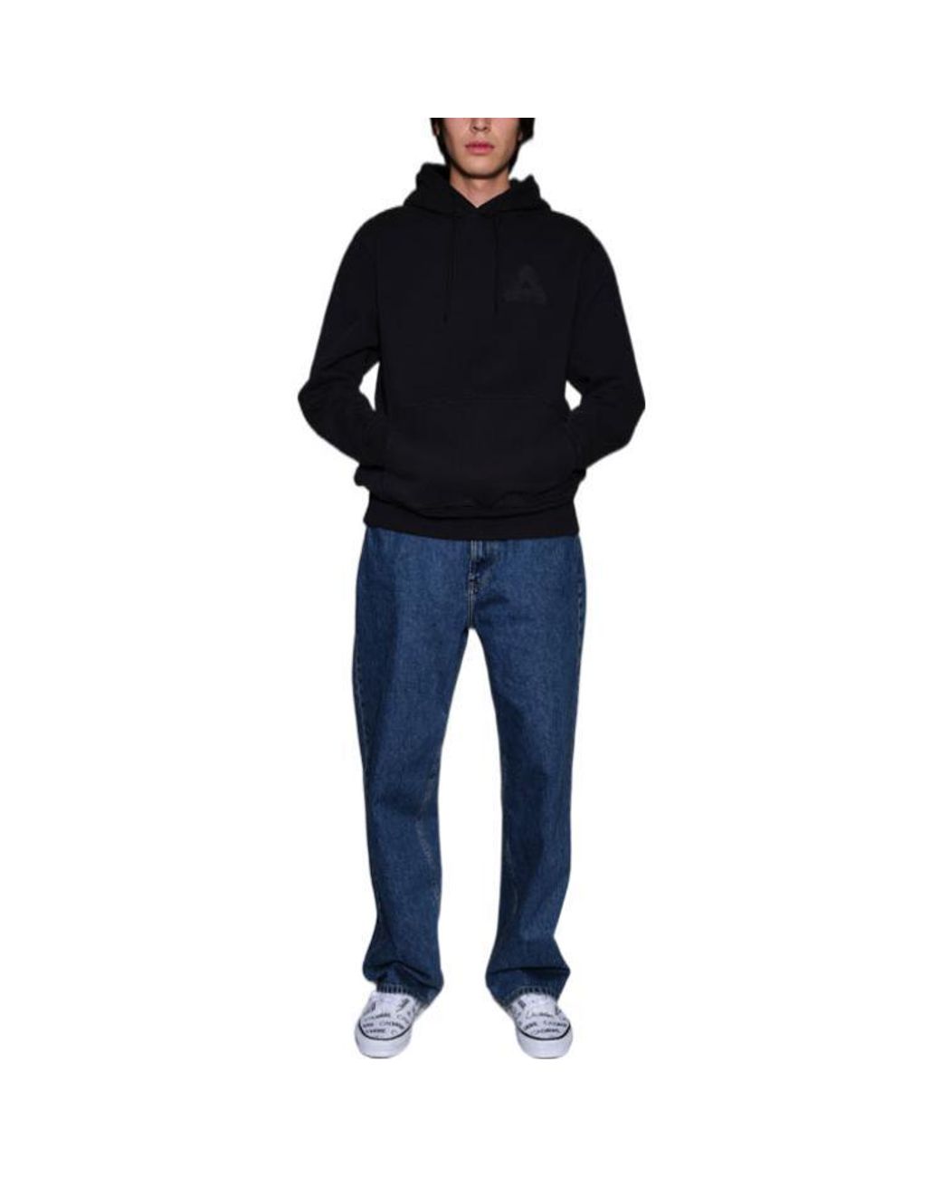 Palace Black X Calvin Klein Tri-Ferg Hoodie for men