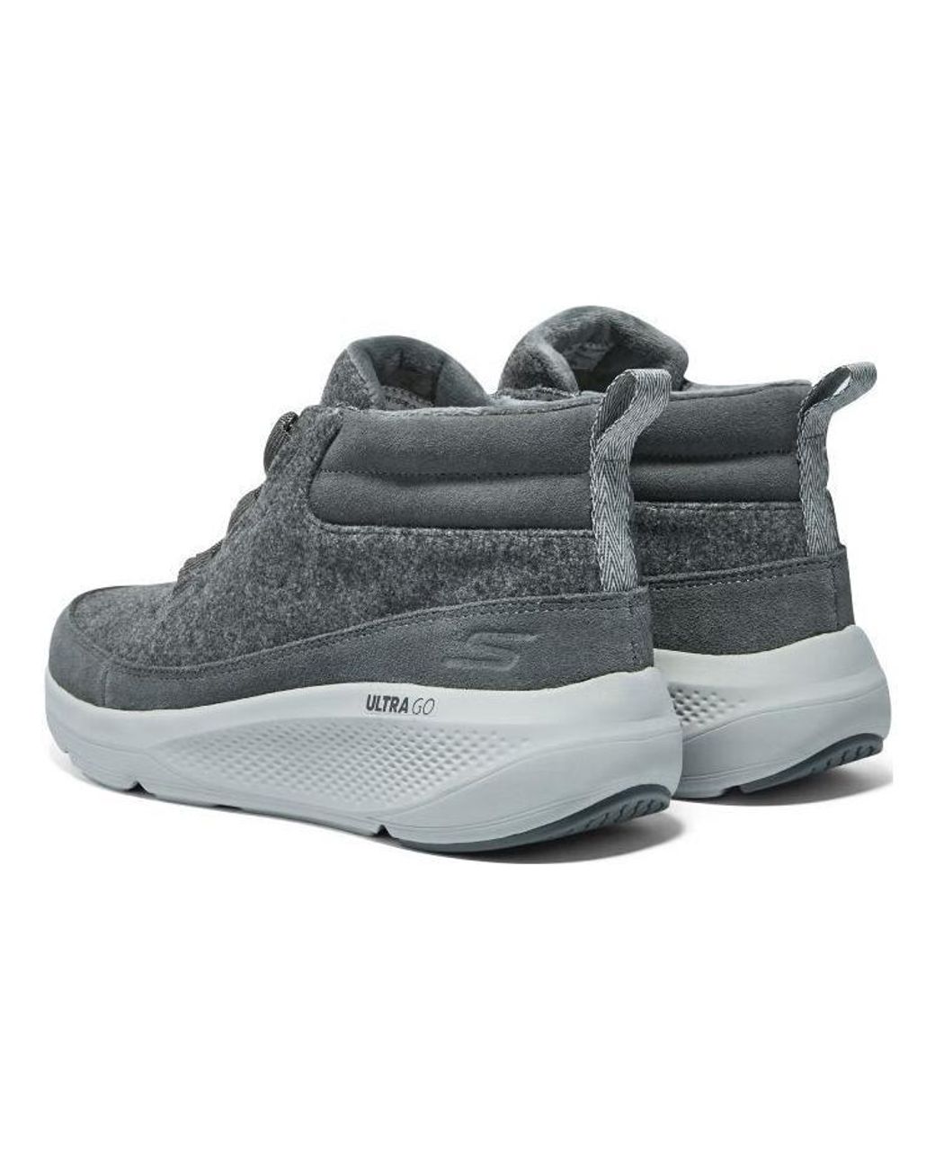 Skechers Gray (Wmns) Ultra Go Shoes