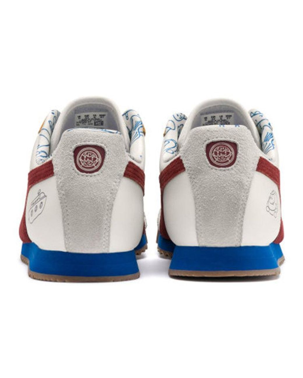 PUMA White Tyakasha Roma Crimson' for men
