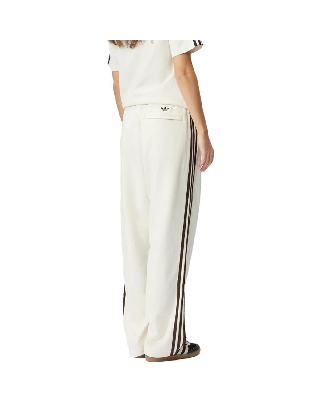Adidas White X Statement Track Suit Pants 'Chalk' for men