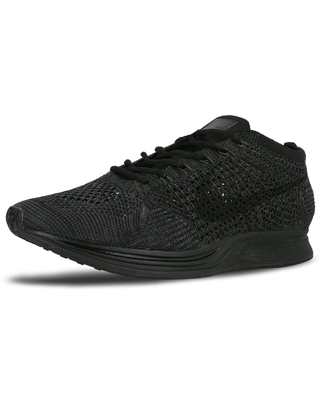 Nike Black Flyknit Racer 'Triple' for men