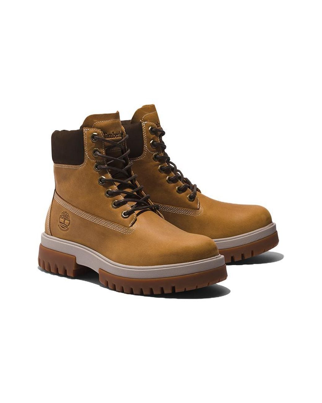 Timberland Brown Arbor Road 6 Inch Waterproof Boot 'Wheat Full Grain' for men