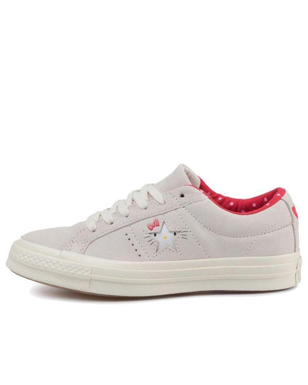 Converse White Hello Kitty X One Star Suede Low Top for men