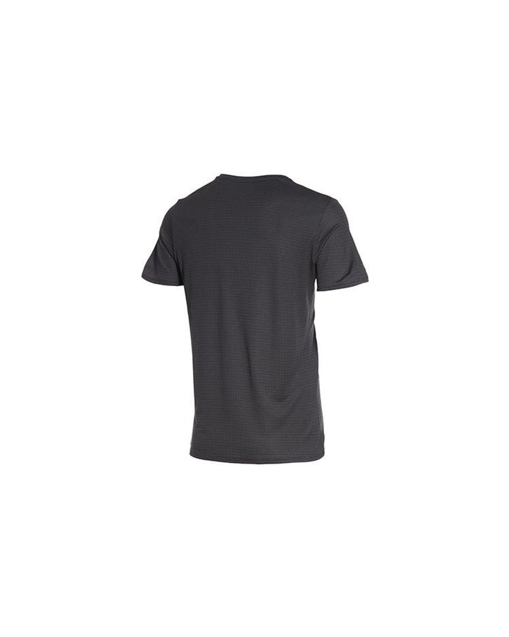 Adidas Black 25/7 Tee Chill Running Sports Short Sleeve for men