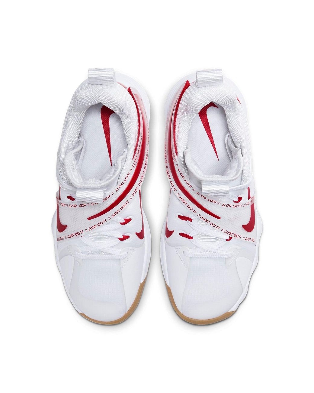 Nike White (Wmns) React Hyperset 'University Gum'