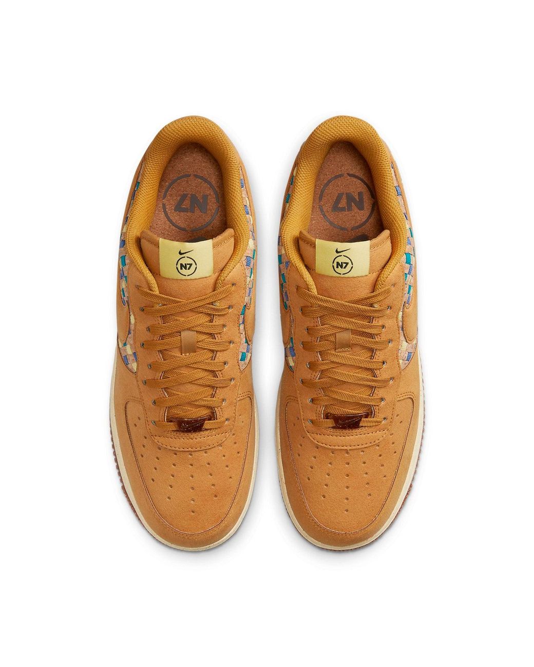 Nike Brown Air Force 1 Low N7 'Woven' for men