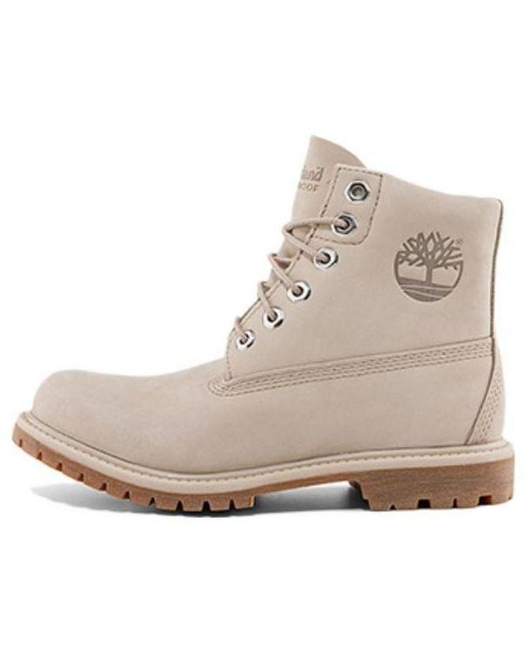 Timberland Natural (Wmns) Nellie Inch Waterproof Boots 'Light Taupe Nubuck'