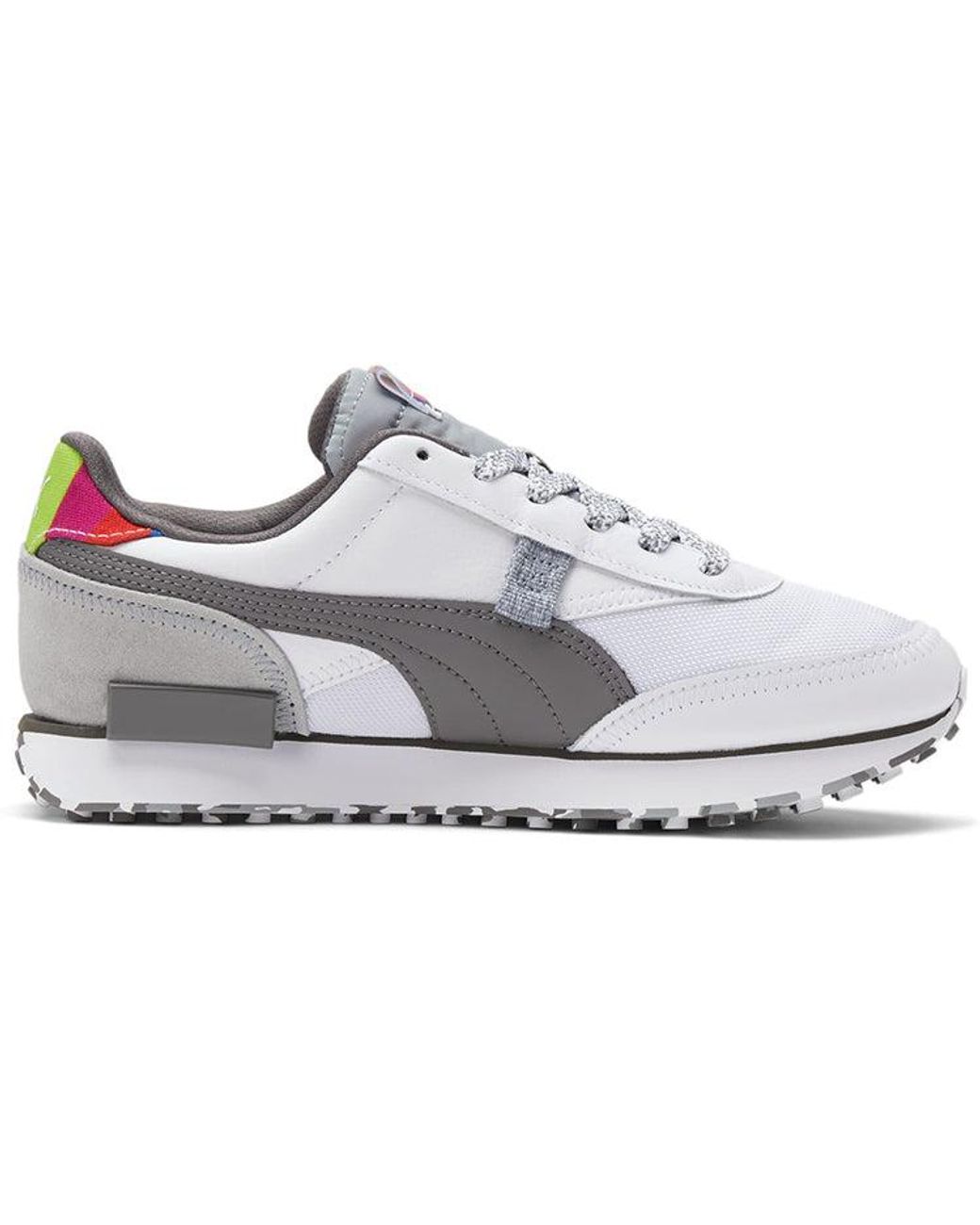 PUMA White Future Rider Noise' for men