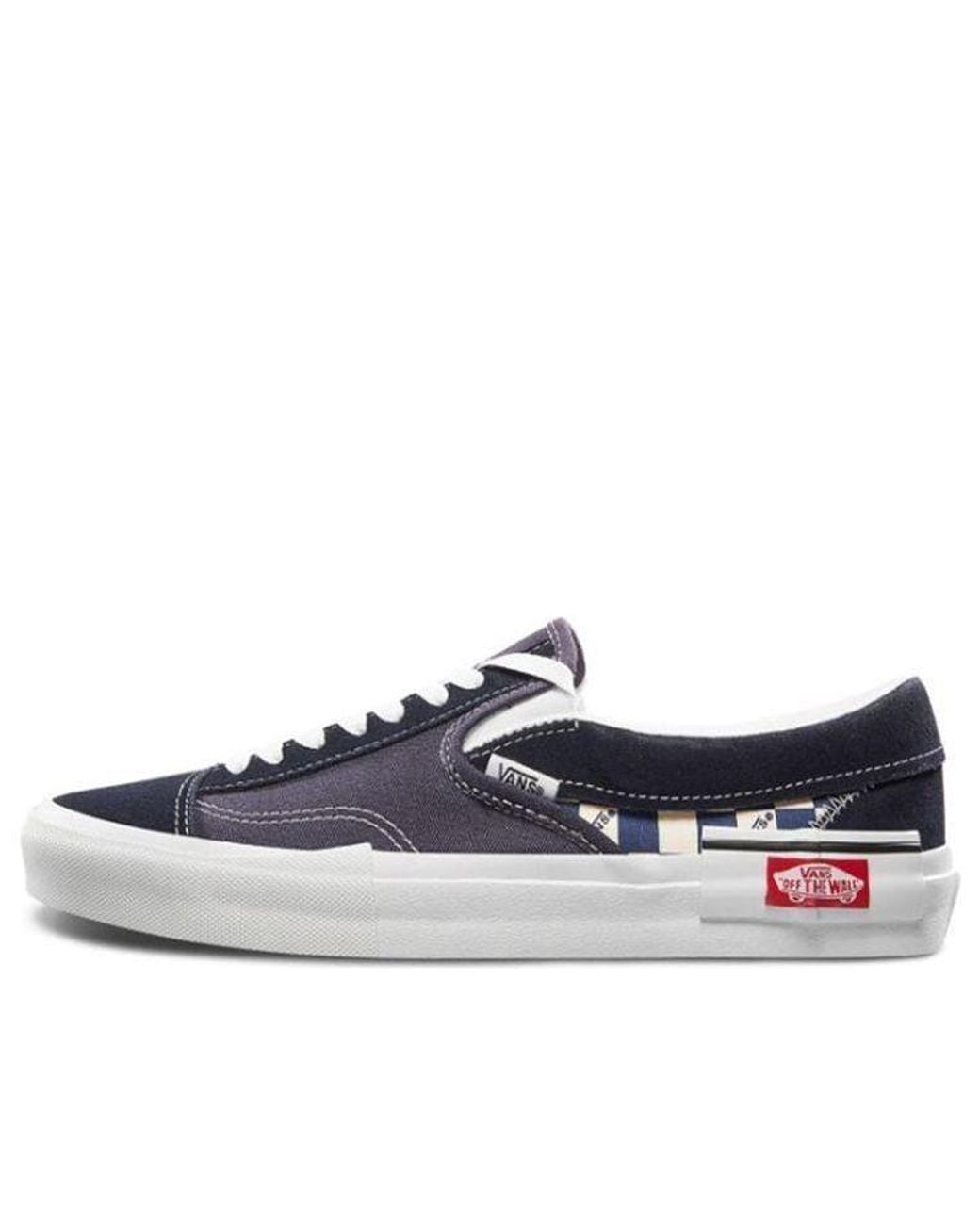 Vans Blue Slip-On Cap 'Checkboard/ for men