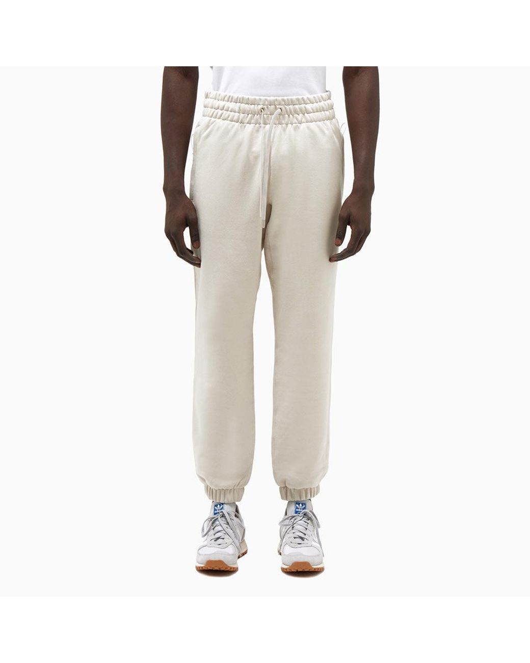 Adidas Natural X Pharrell Humanrace Logo Sweatpant 'Aluminum' for men
