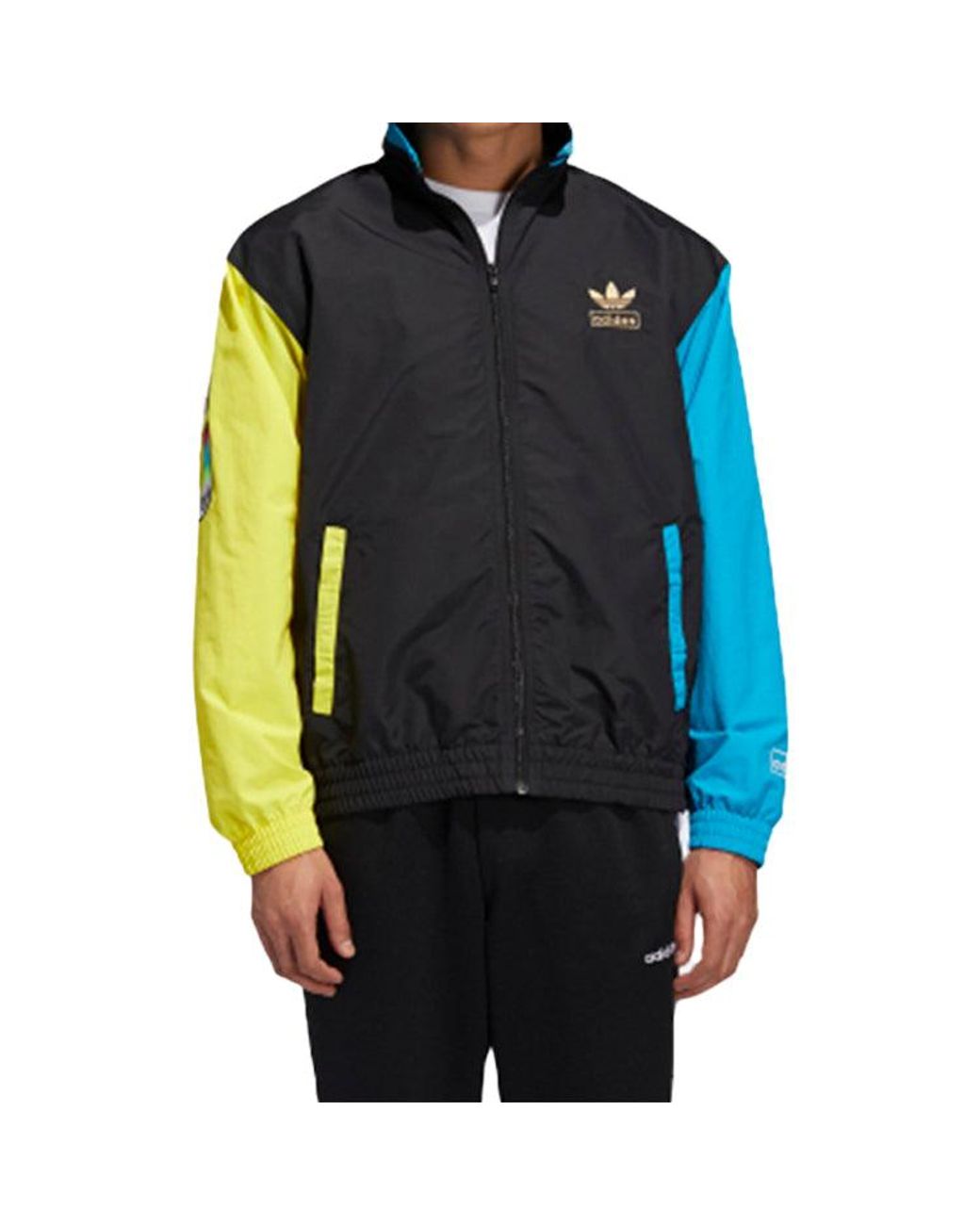 Adidas Blue Originals Shadow Tr Wb Sports Jacket for men