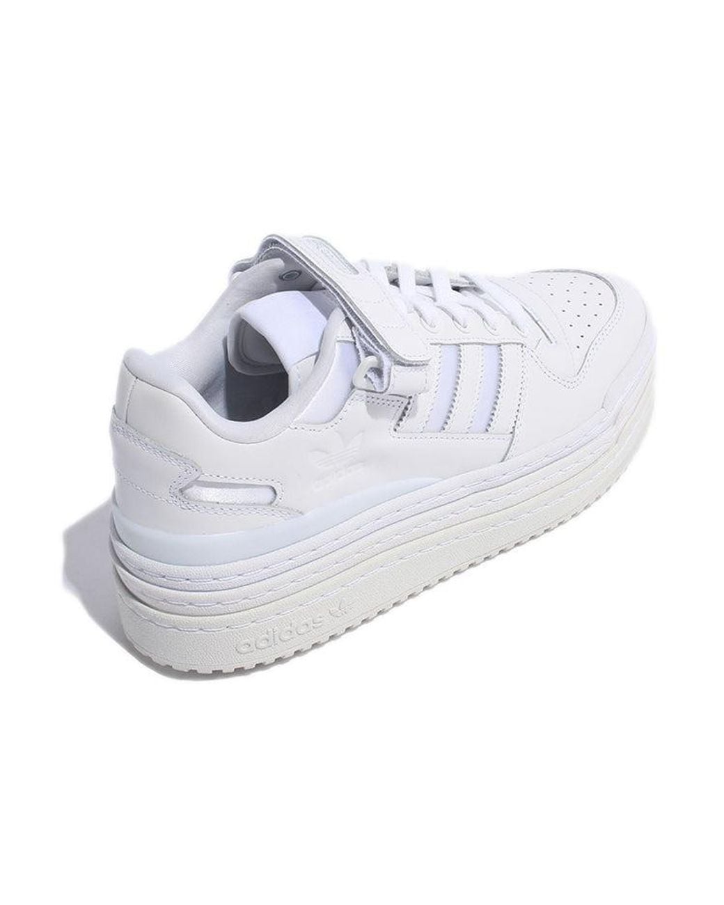 Adidas White Originals Triple Platforum Low Sneakers for men