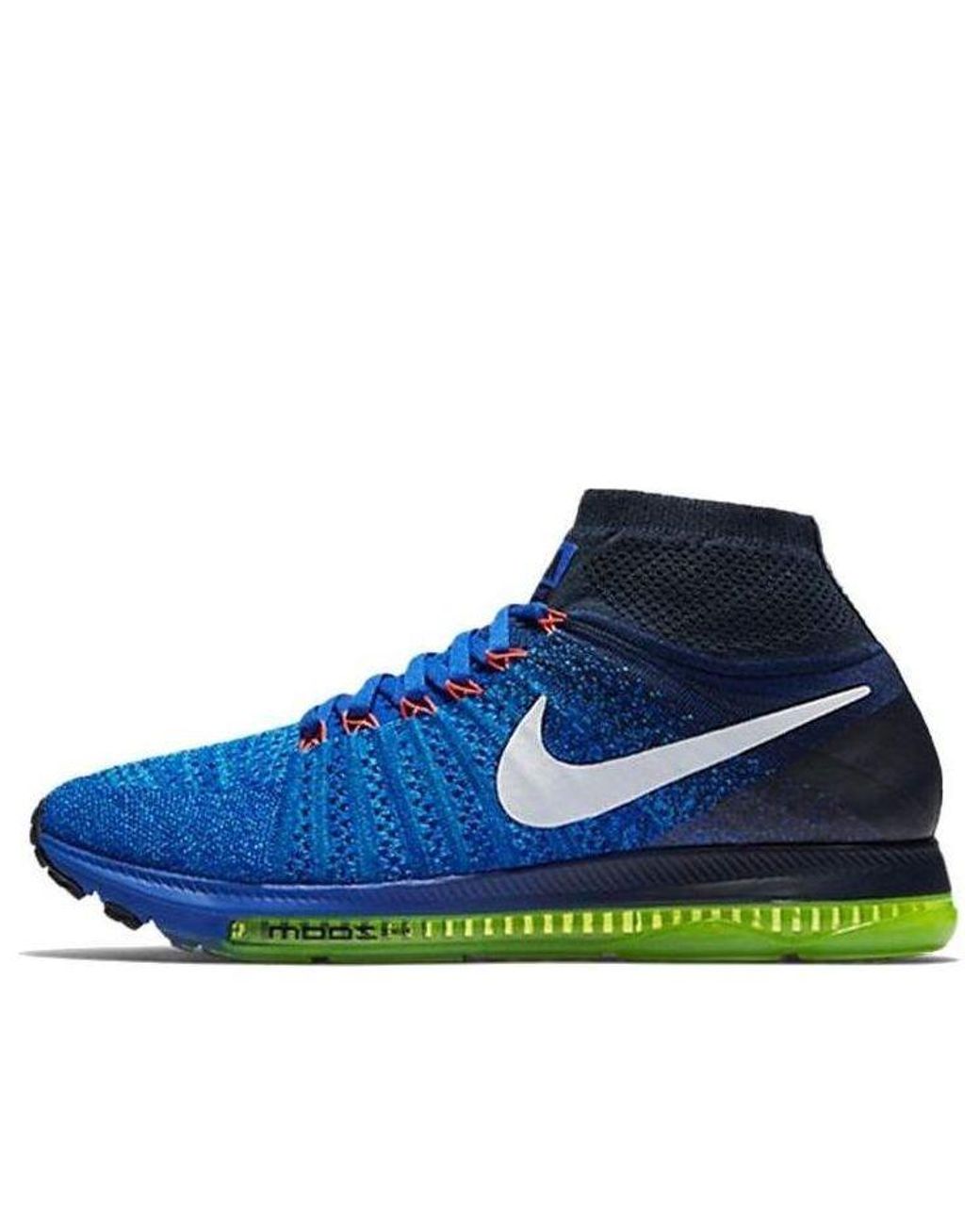 Nike Blue Zoom All Out Flyknit 'Racer' for men
