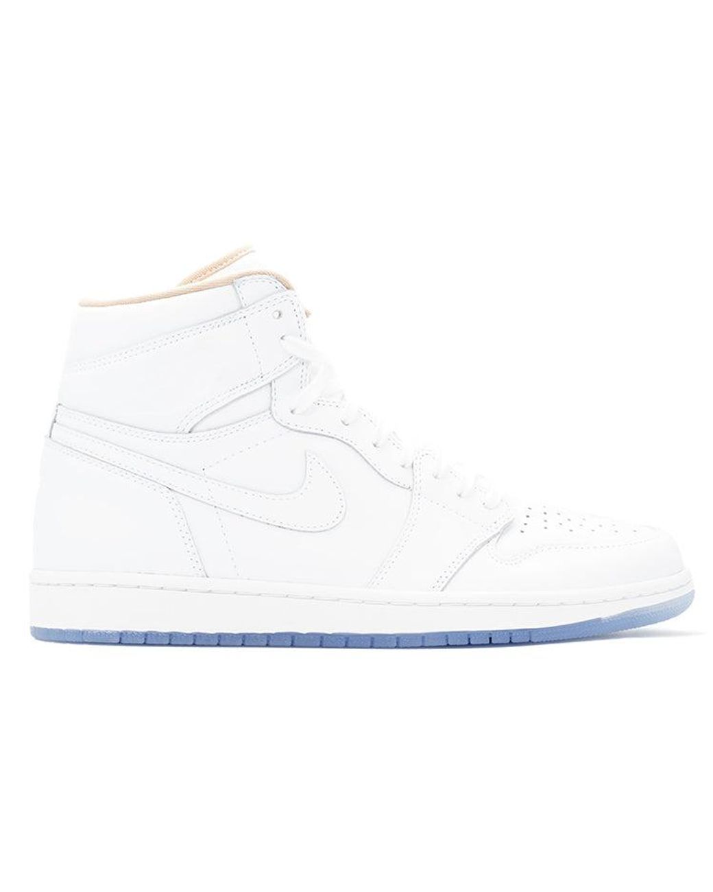 Nike White 1 Retro High Og 'Los Angeles' 2015 for men