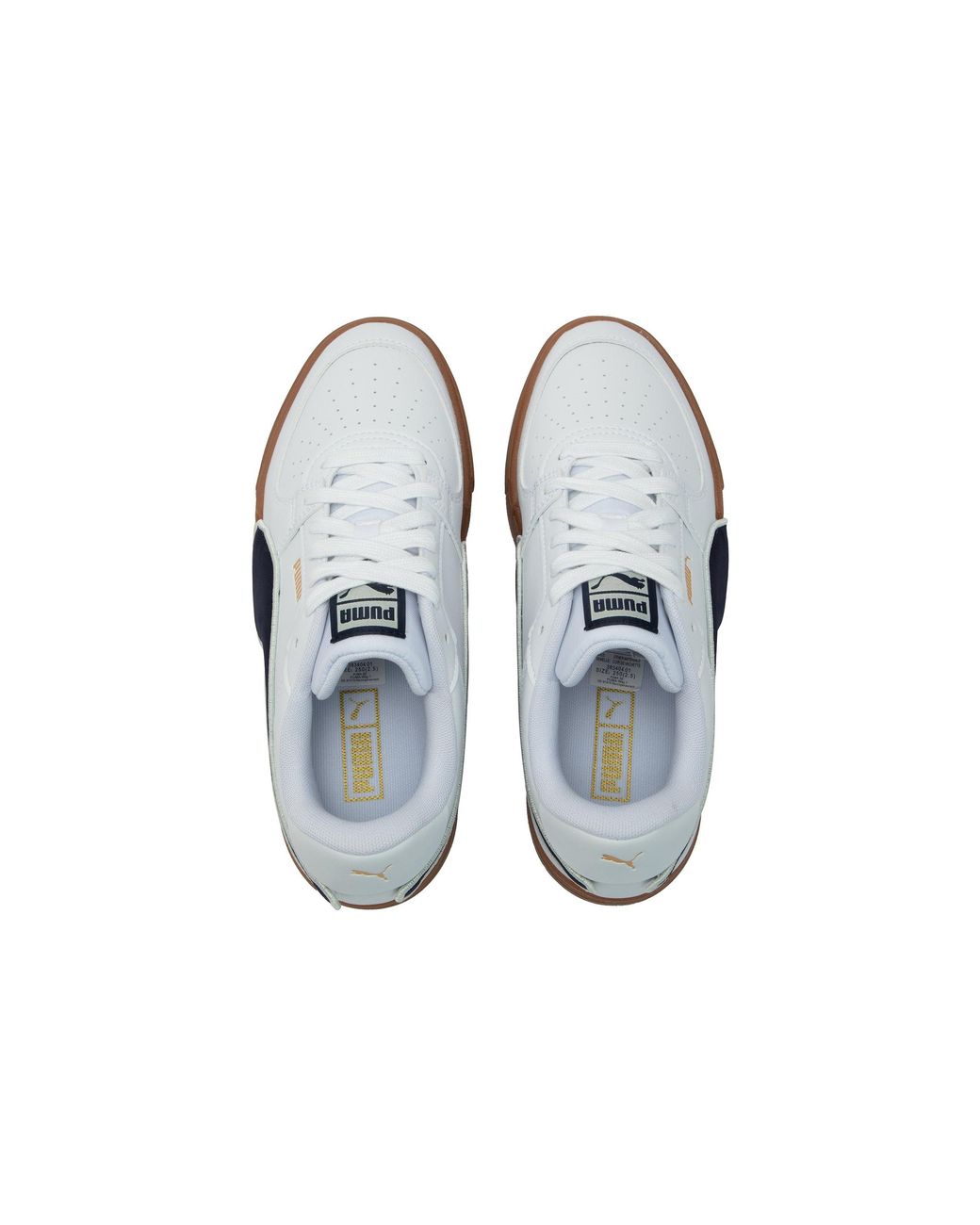 PUMA White Ca Pro Low Tops Casual Skateboarding Shoes for men