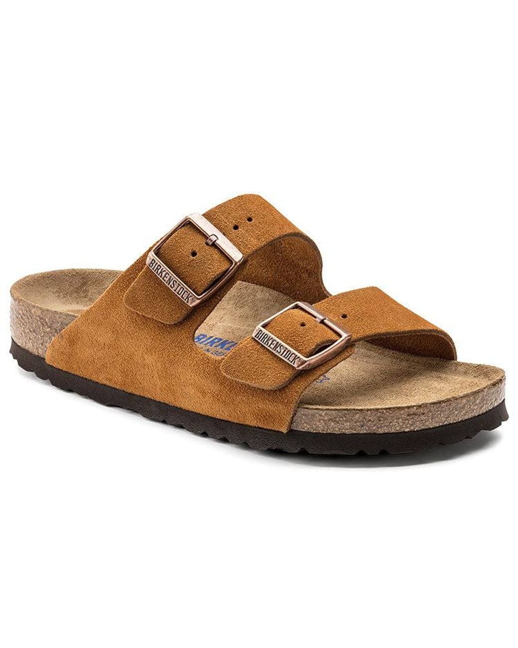 Birkenstock Brown Arizona Series Cowhide Suede Light Version Sandals for men