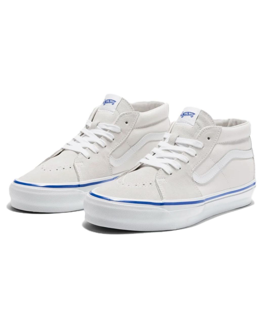 Vans White Premium Sk8-Mid 83 Shoes for men