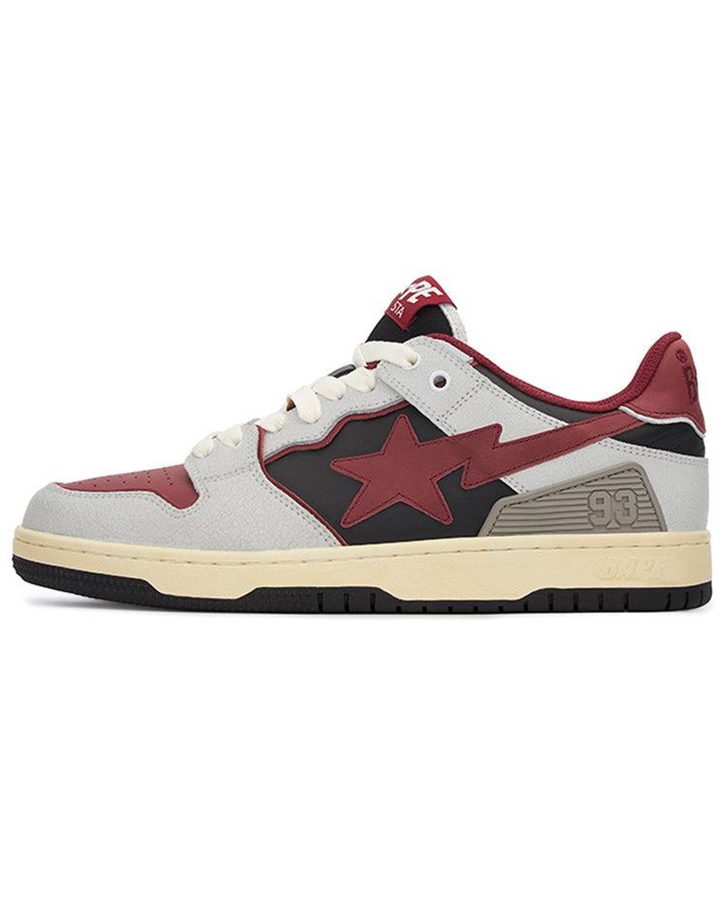 A Bathing Ape White Sk8 Sta #4