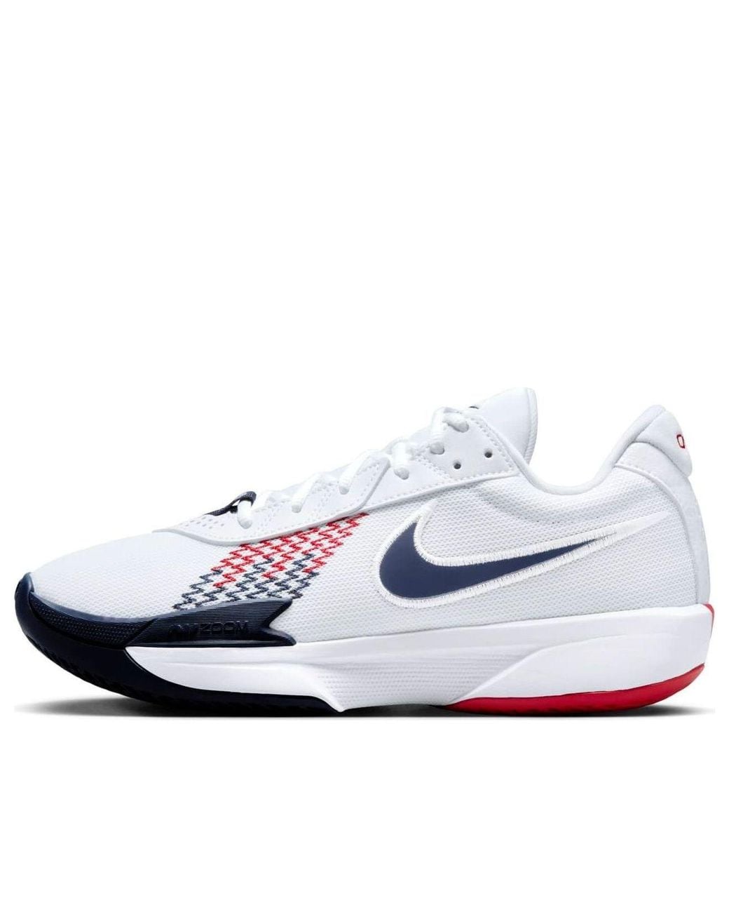 Nike White G.T. Cut Academy Basketball Shoes for men
