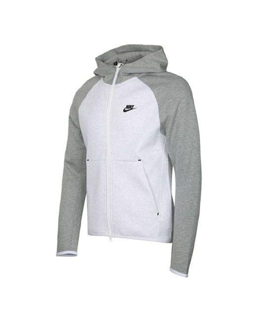 Nike Gray Athleisure Casual Sports Hooded Jacket for men