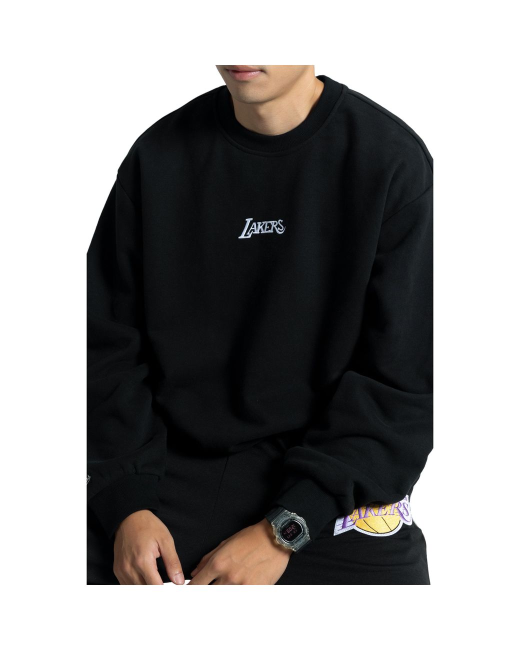Mitchell & Ness Blue X Nba La Lakers Sweatshirt for men