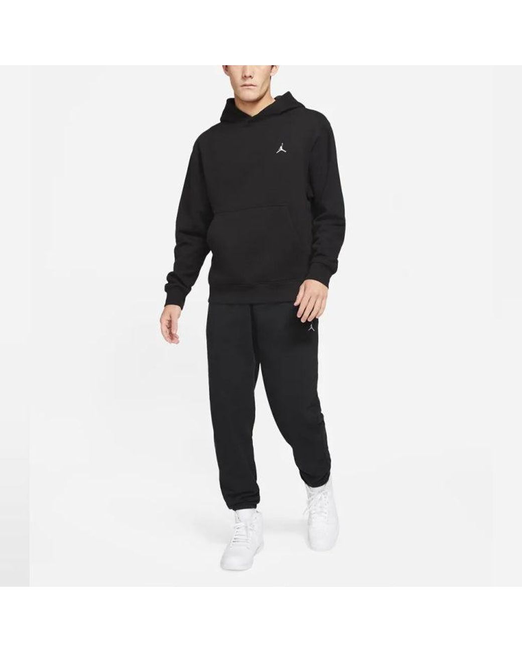 Nike Blue Logo Fleece Pullover Hoodie for men