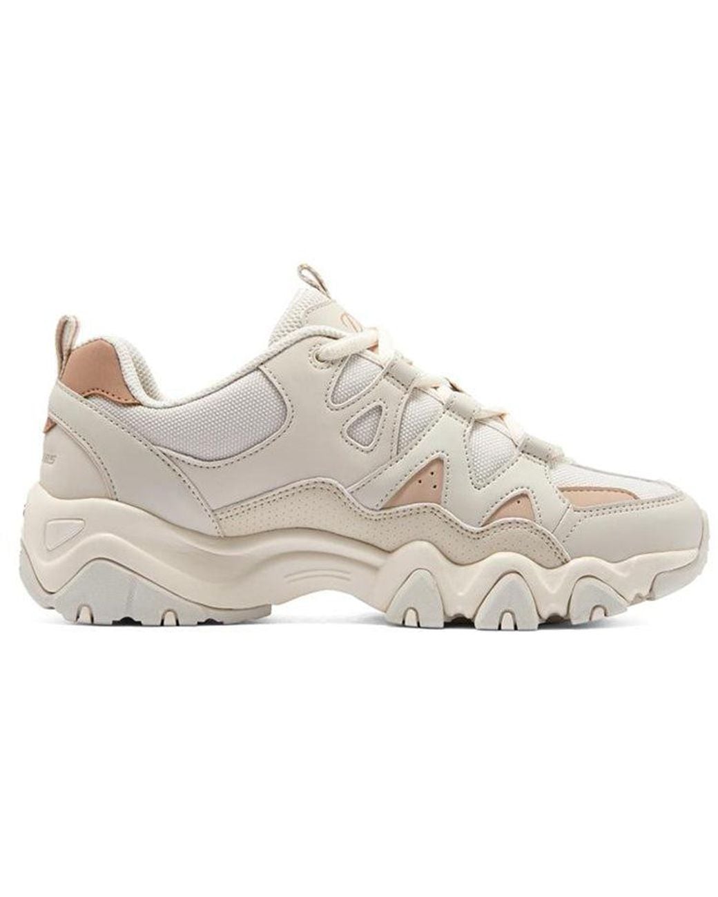 Skechers White (Wmns) D'Lites 2.0