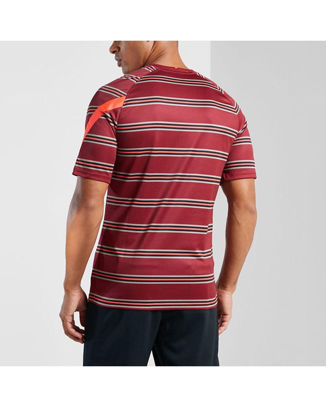 Nike Red Liverpool 2021-2022 Pre-match Training Football Soccer T-shirt for men