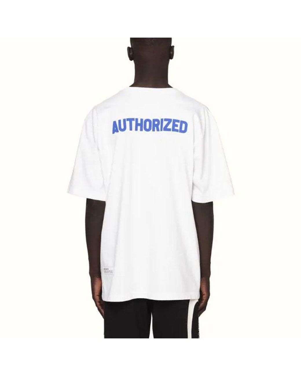 Heron Preston Blue Ss21 Heron Af T-Shirt for men
