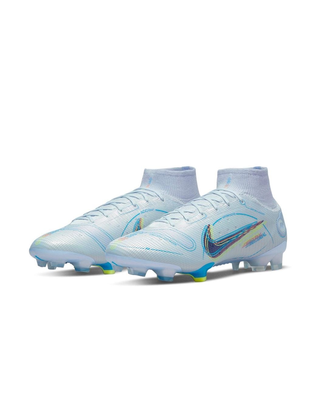 Nike Blue Mercurial Superfly 8 Elite Fg 'Progress Pack' for men