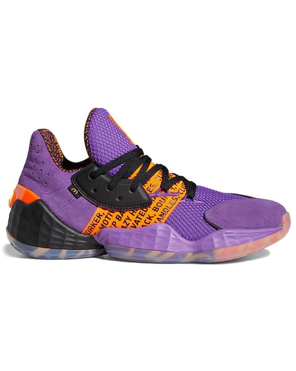 Adidas Purple Harden Vol. 4 Gca "mcdonalds" Shoes for men