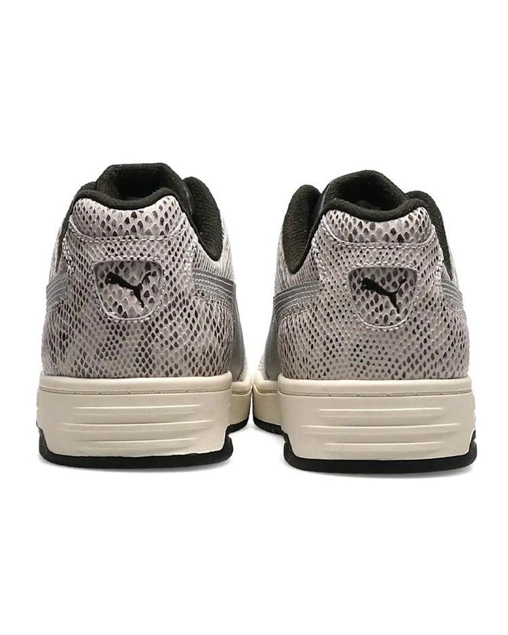 PUMA White Slipstream Low Retro Snake for men
