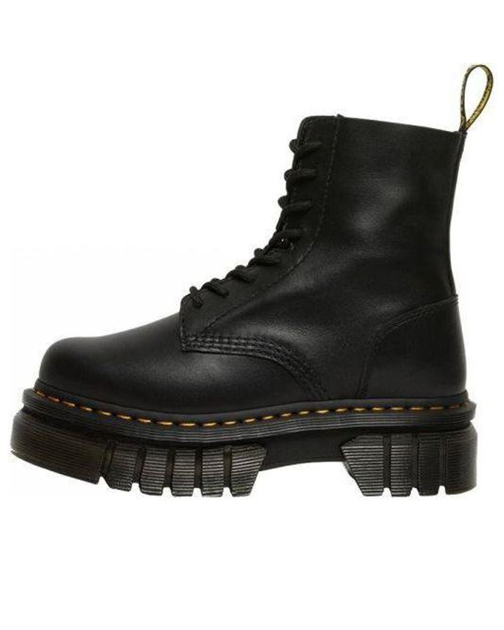 Dr. Martens Black (Wmns) Audrick Nappa Lux Platform Ankle Boots