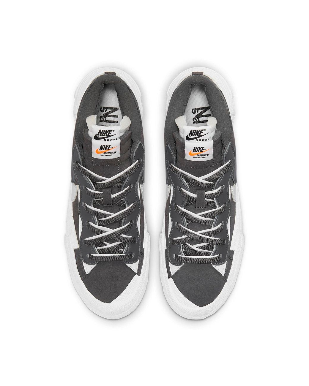 Nike Brown X Sacai Blazer Low 'Iron' for men