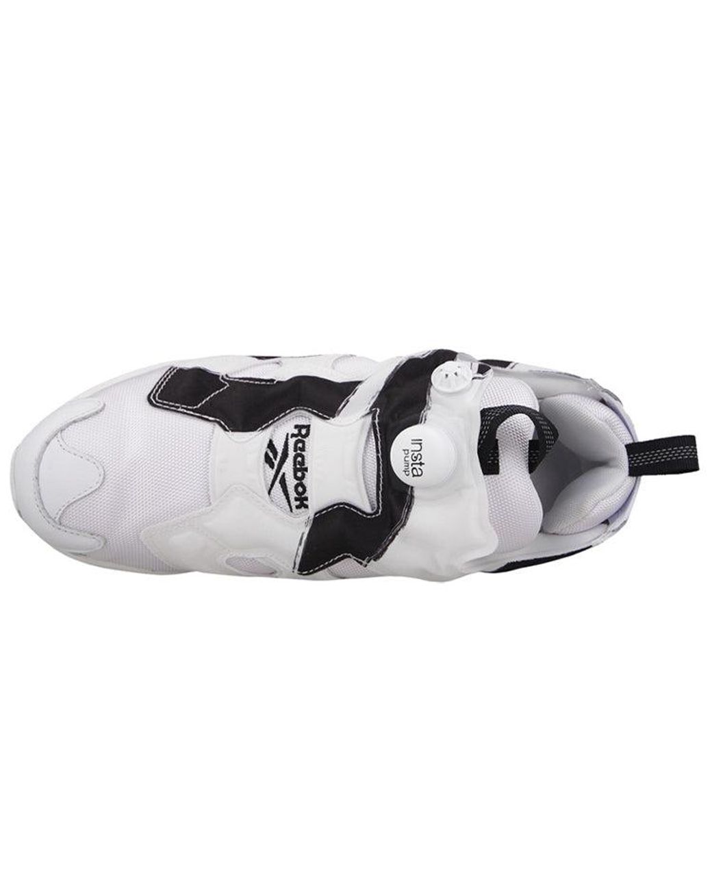 Reebok White Instapump Fury 'Overbranded' for men