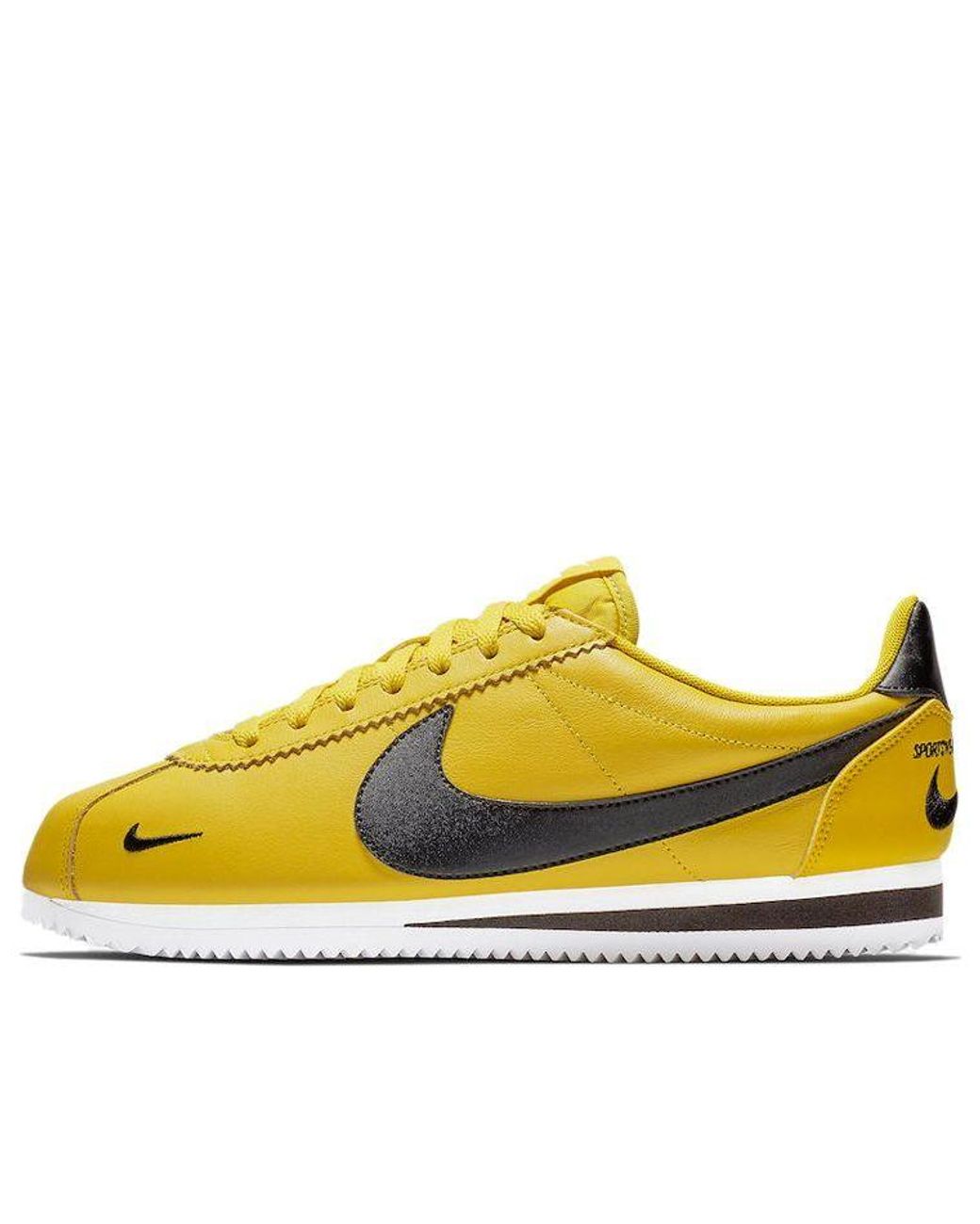 Nike Classic Cortez Premium 'bright Citron' in Yellow for Men | Lyst