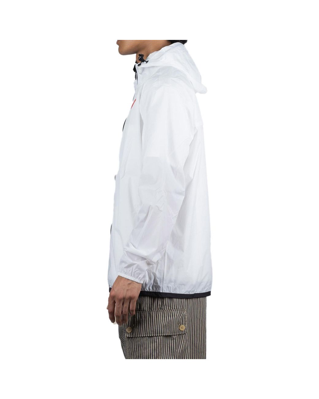 COMME DES GARÇONS PLAY White X K-Way Jacket Full Zip