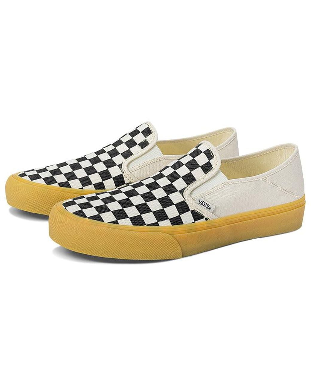 Vans White Slip-On Casual Low Tops Skateboarding Shoes for men