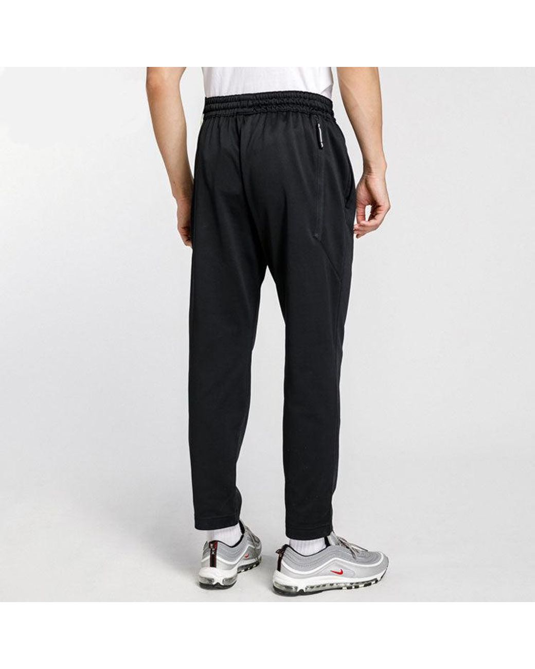 Nike Blue Large Fleece Lined Stay Warm Straight Casual Long Pants for men
