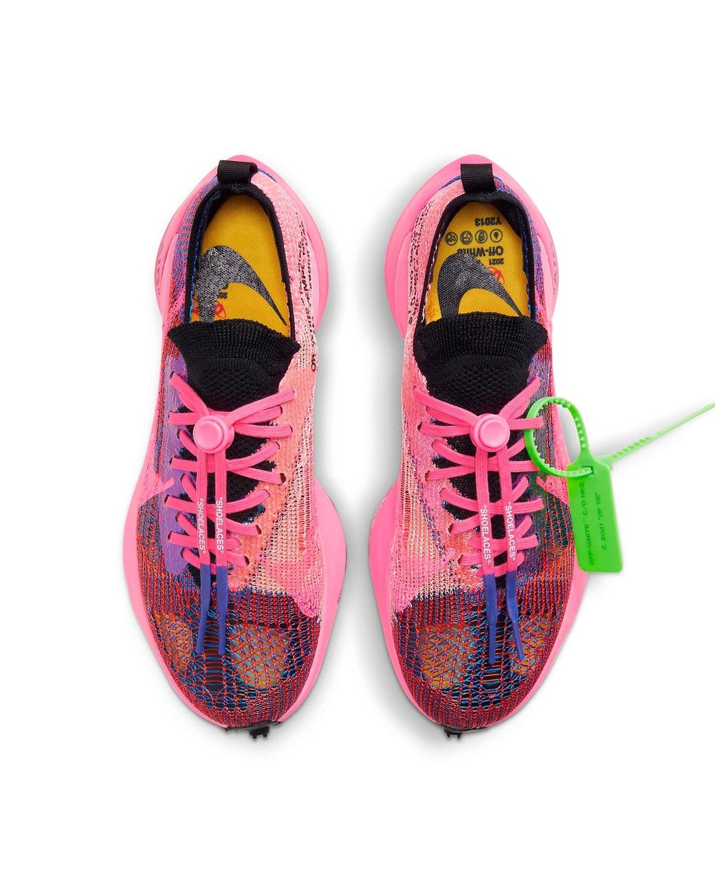 Nike Pink X Off- Air Zoom Tempo Next% Glow' for men
