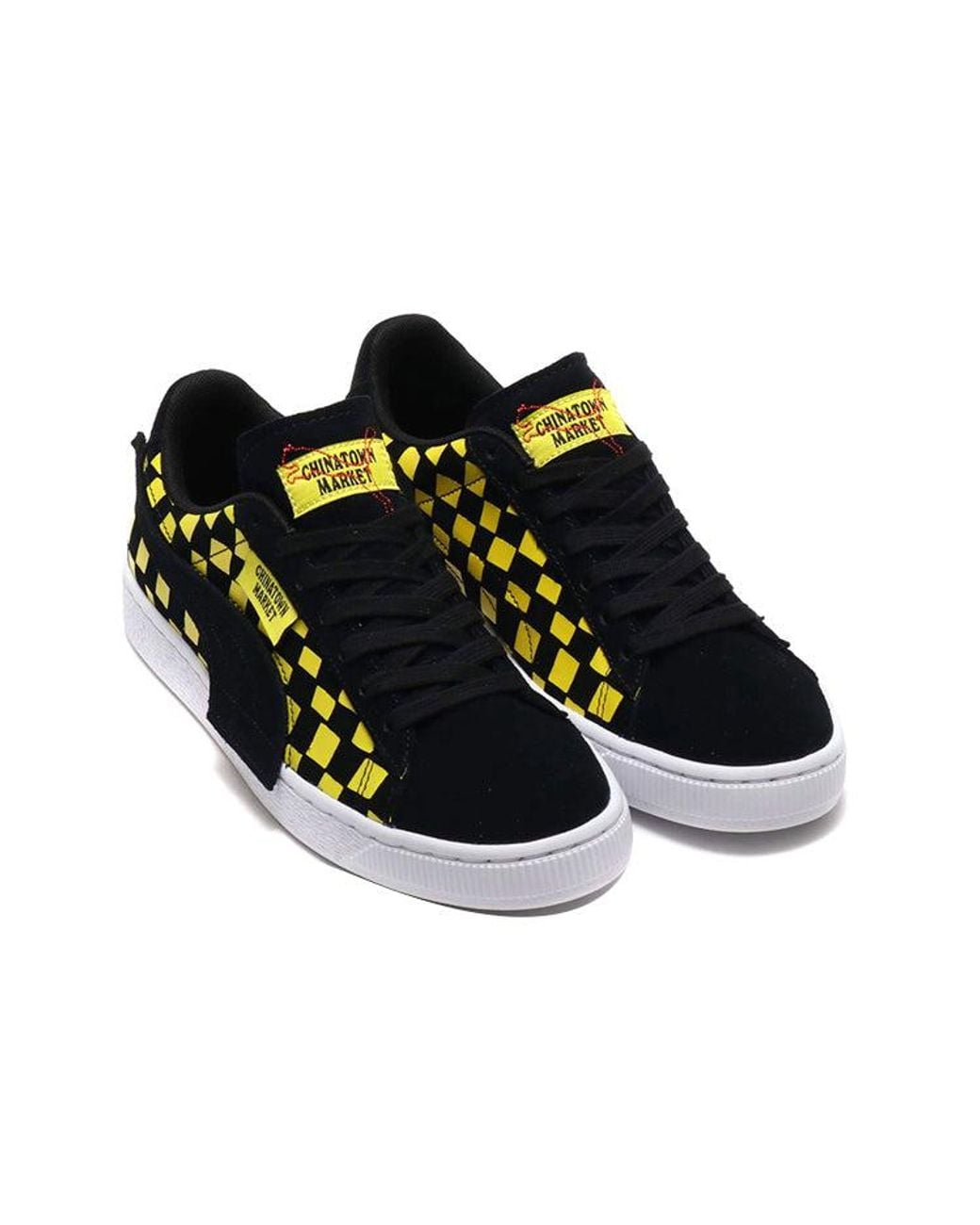 PUMA Black Chinatown Market X Ralph Sampson Low 'Checkerboard' for men