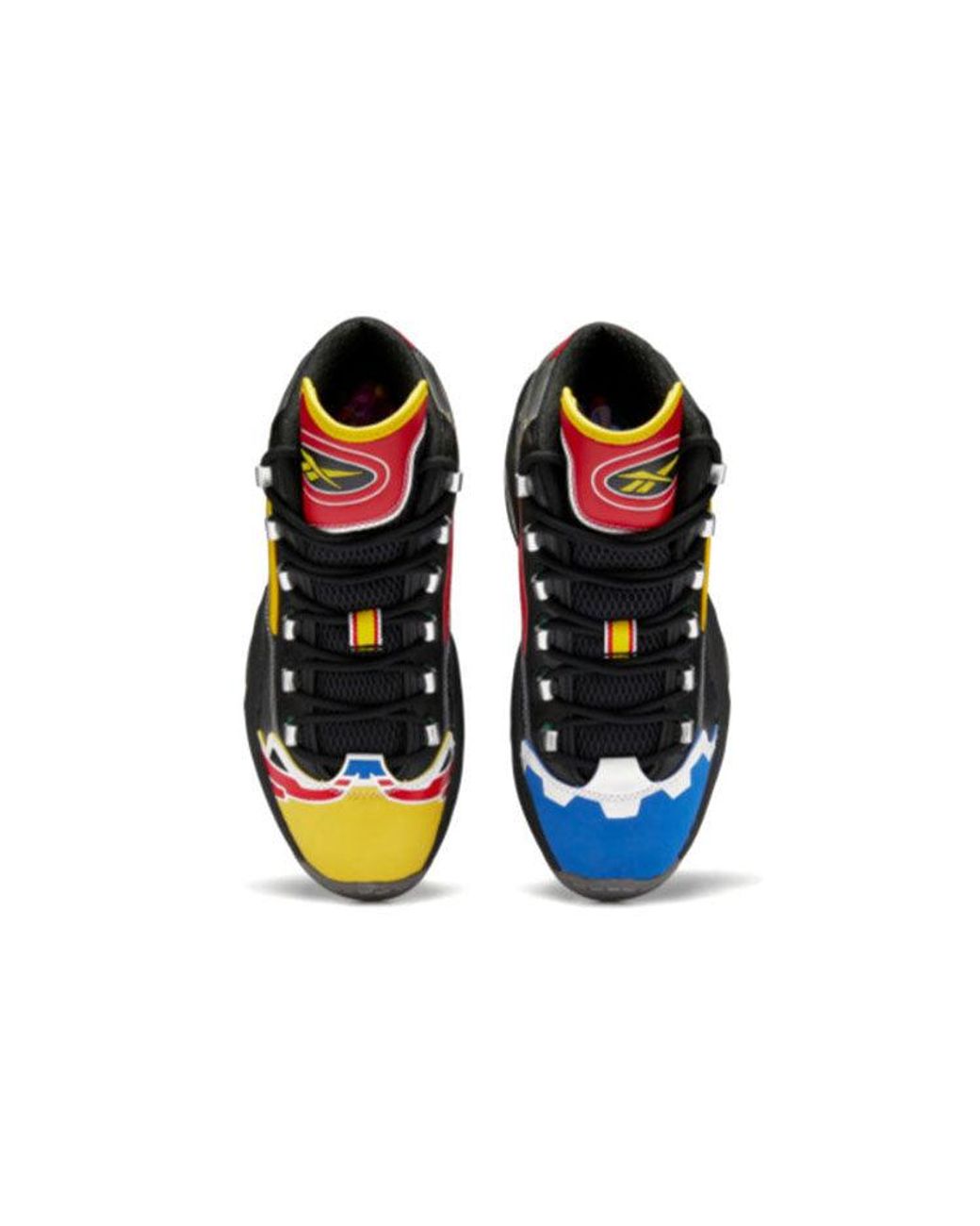 Reebok Red Power Rangers X Question Mid 'Megazord Battle Mode! for men