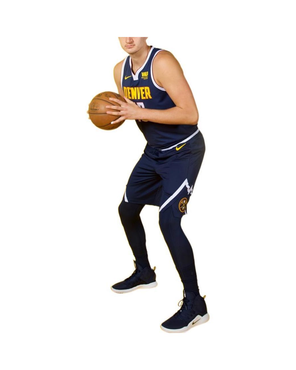 Nike Blue Nba Basketball Sports Jersey Vest Denver Nuggets Jokic 15 Dark for men
