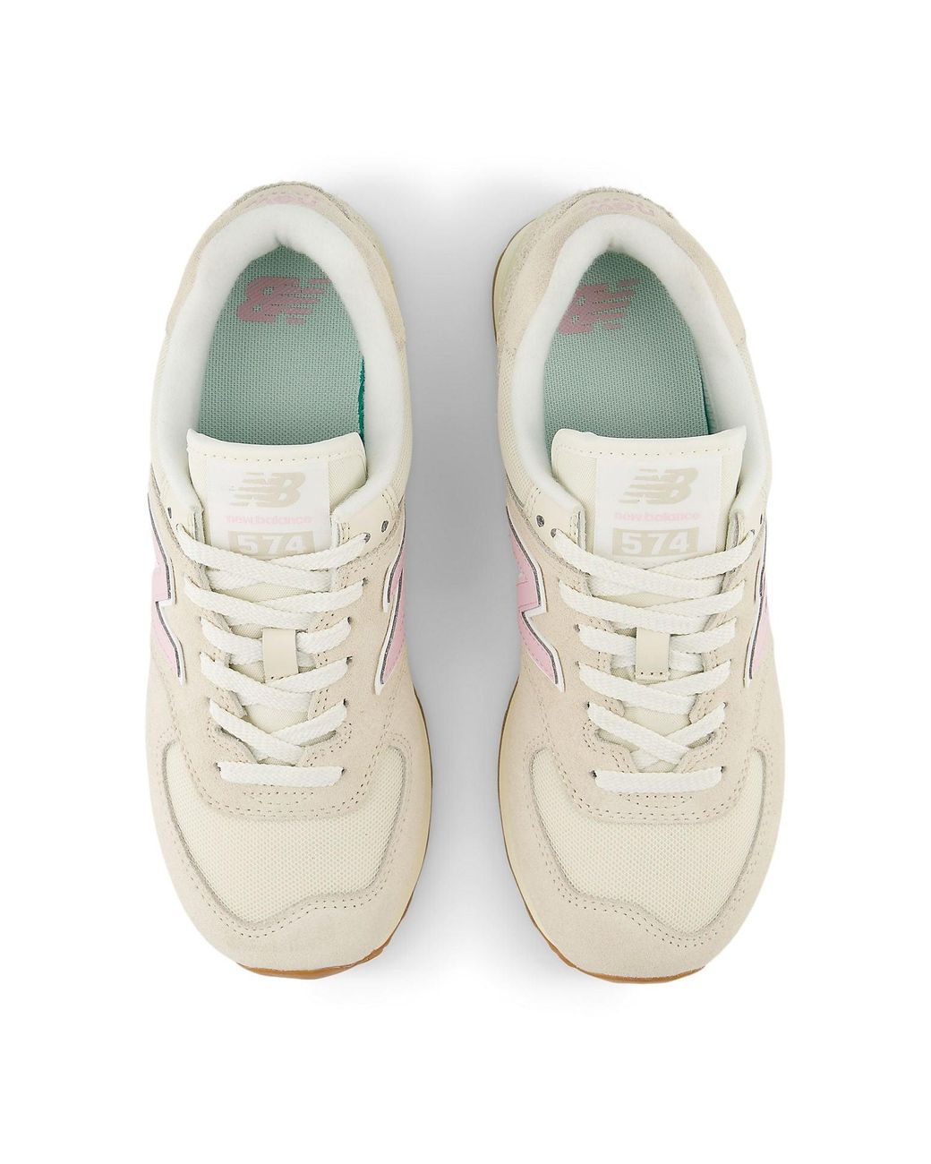 New Balance White (Wmns) 574 'Linen Mid Century'