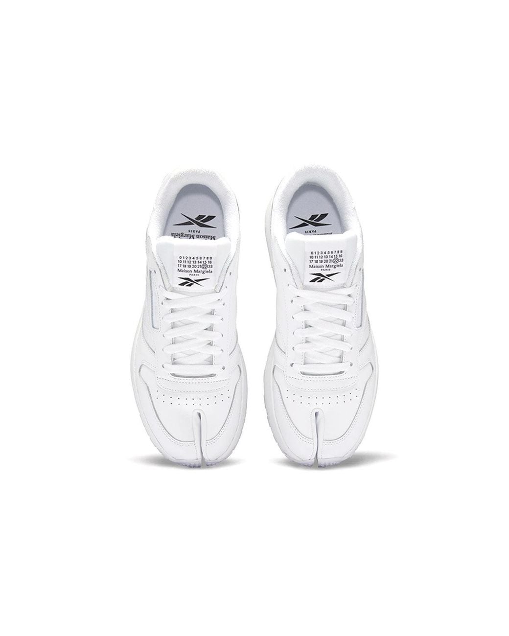 Reebok White Maison Margiela X Classic Leather Tabi for men