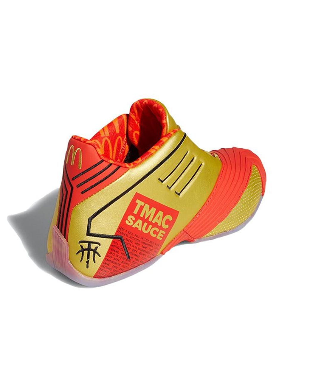 Adidas Red T-Mac 1 X Mcdonald's 'T-Mac Sauce' for men